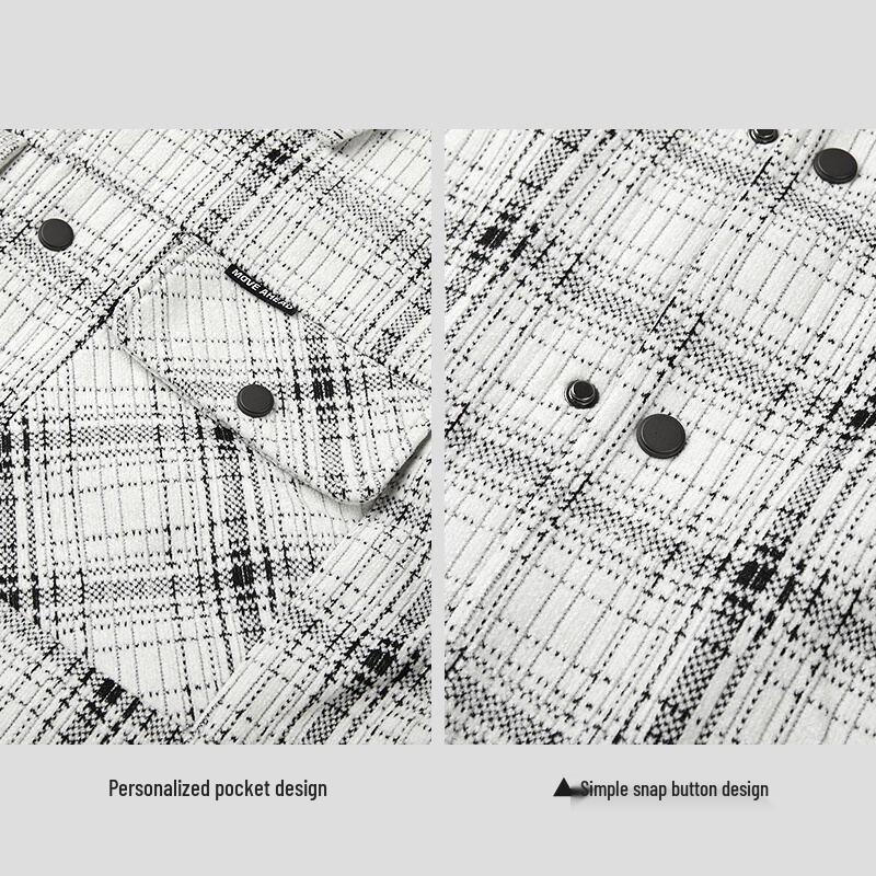 HLA Herren Pan Zhanle Kollektion Lässige Karierte Winterjacke