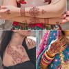 Red Mehndi Stickers Henna Tattoo Stickers Water Transfer Decals Red Henna Tattoo Decals  Girls