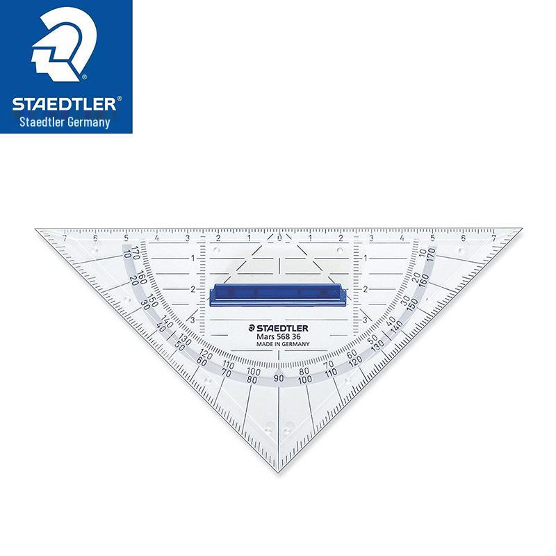 STAEDTLER 568 36 16cm Isosceles Triangle Ruler for Geometric Drawing 16cm