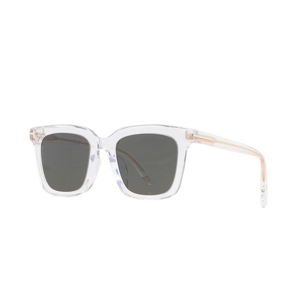 Tom Ford Square Sunglasses With Color Block Design Unisex Sunglasses Transparent FT0970K26A52