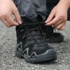 Green Mid Cut Men'S Military Boot Size 39-46 Tactical Combat Hiking Shoes Water Proof Army Winter Warm Shoes Ankle Boot