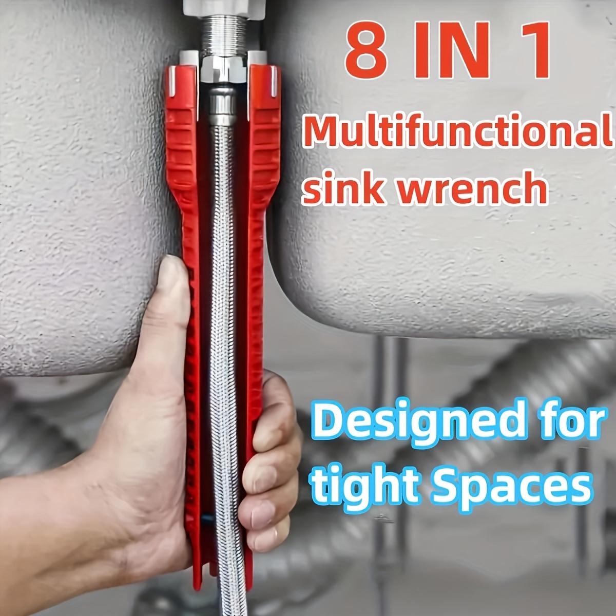 Multifunctional Plumbing Tool Set: Install faucets & sinks in kitchen, bathroom. Perfect Christmas gift!