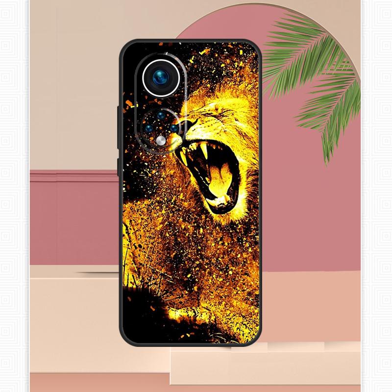 Roaring Lion Case For Honor Magic 7 Lite 5 6 8 Pro Honor 200 400 X9c X9b X9a X8b X8a X8c 50 70 90 Cover