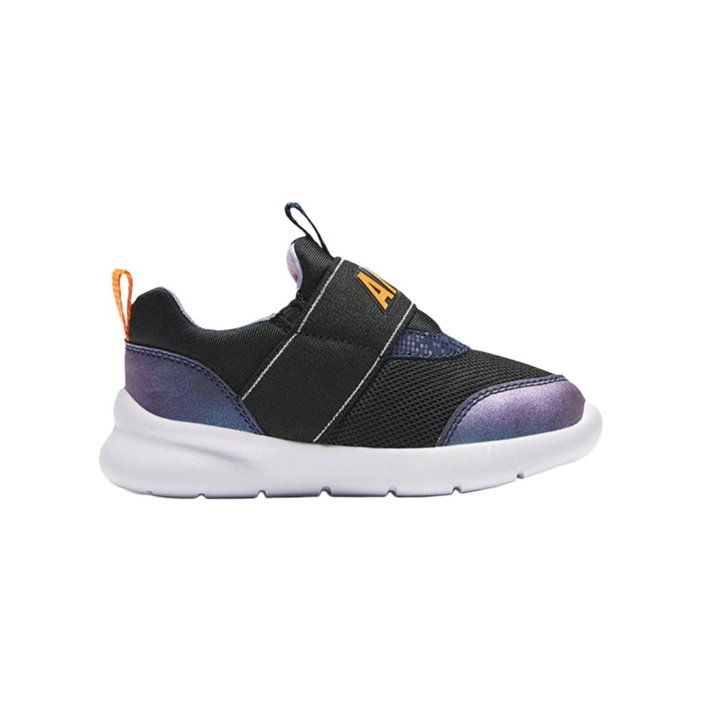 Anta Comfortable Versatile Non-Slip Durable Low-Top Walking Shoes Baby Shoes Black Blue A12430012-1