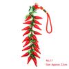 Mascot Wealth Lucky Brass Coin Chili Cabbage Tomato Keychain Chinese Knot Car Bag Hanging Ornament Fengshui Home Decoration Gift