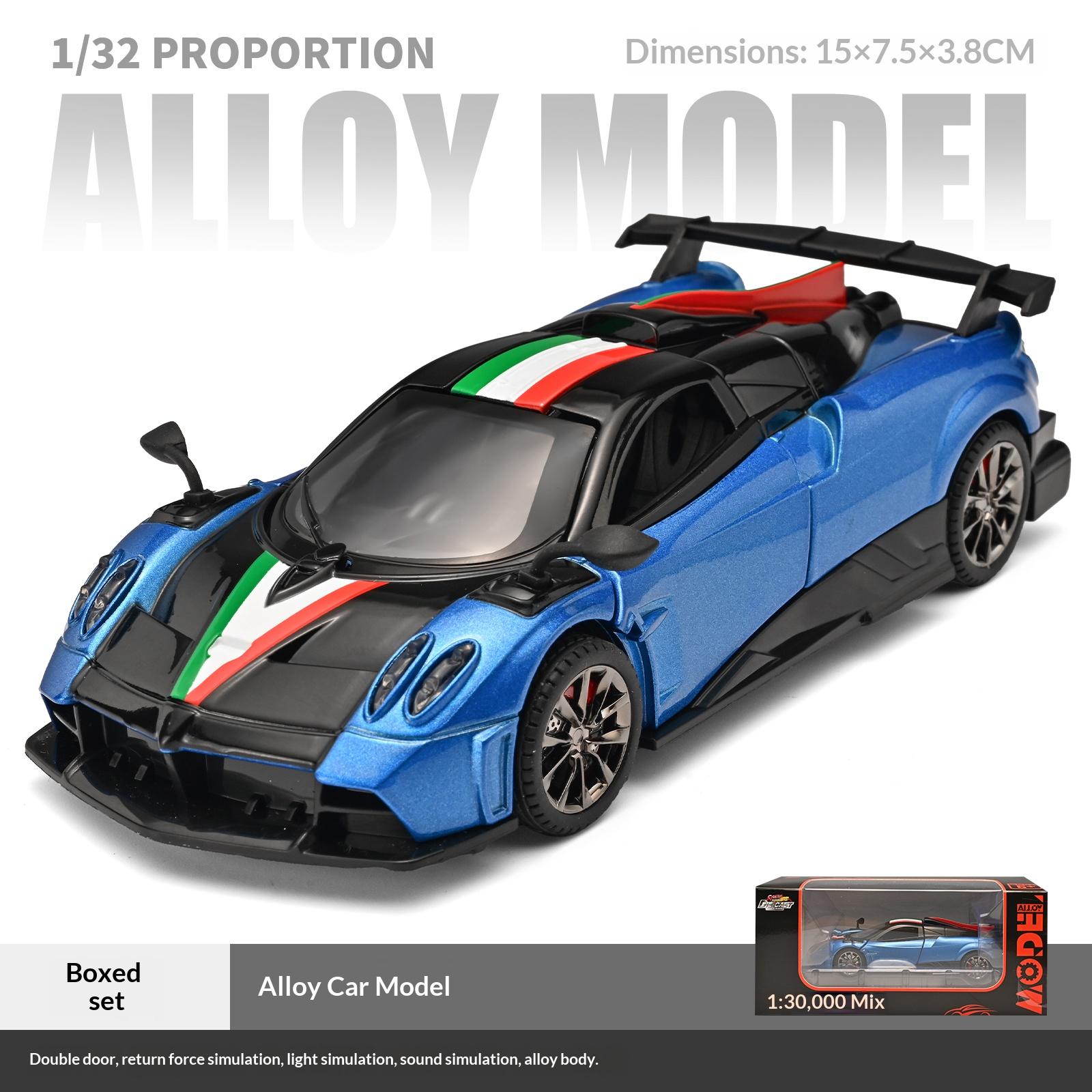 

1:32 Alloy Die-cast Pagani Imola Roadster Sports Car Model Simulation Sound and Light Children s Toy Boy Birthday Gift
