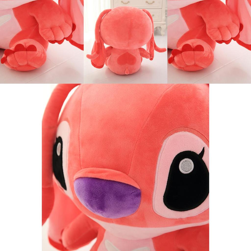 Entzückende Lilo Stitch Rosa Weiche Plüschtierpuppe Perfektes Kindergeschenk 30cm