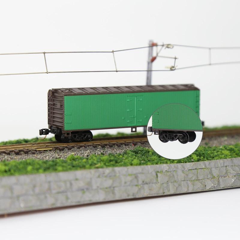 Evemodel N-Spur 1:160 Rollenlager LKW-Drehgestelle Kunststoffradsätze mit Schrauben Unterlegscheiben HP30N