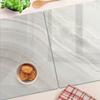 Glass Kitchen Cutting Boards With Marble Texture Graphics 2X40X52 Cm