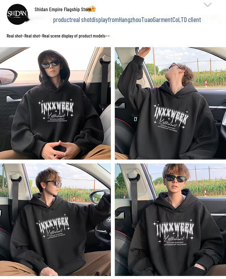 Unisex High-Quality Heavyweight Terry Sweatshirt with Puff Printing