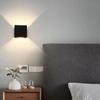 6W LED Creative Wall Light Indoor Aluminum Black/White Long-Life Energy-Saving LED Wall Lamp Suitable for Bedroom Living Room