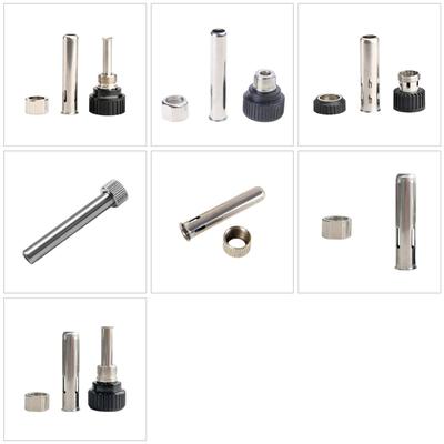 Sockel+Mutter+Elektrischer Holzgriff Lötkolben für 936 Lötkolbenspitze Kanüle Lötkolbenspitze Buchse Handwerkzeug Zubehör