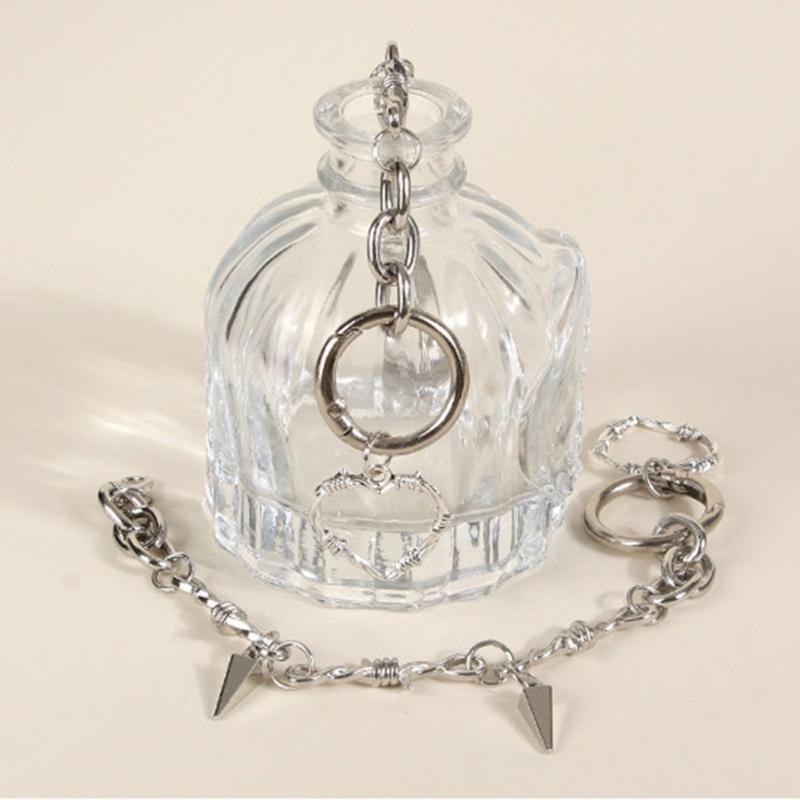 Punk Shoe Chains Detachable Metal Shoe Chain Charm Footwear Decoration Accessories For Sneakers Boot Embellishment