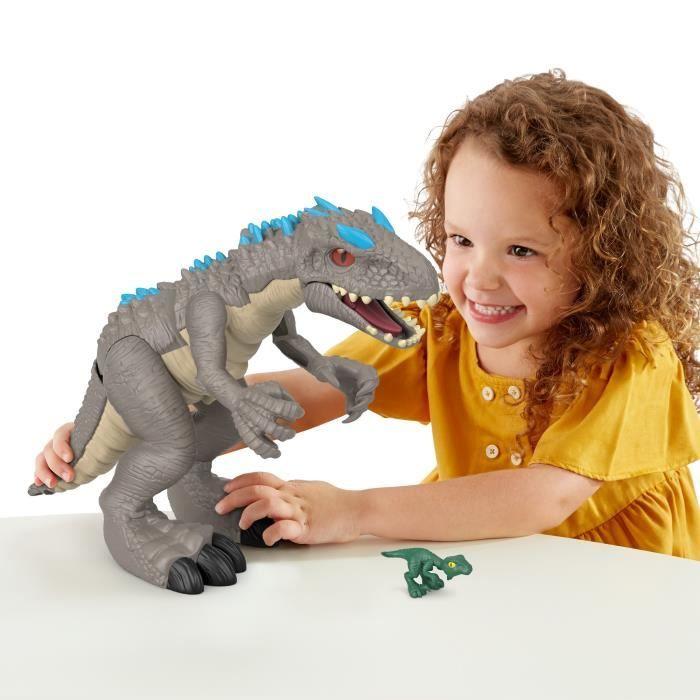 Figurine Indominus Rex Fisher-Price Imaginext - Jurassic World - Gris