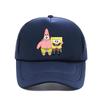 Casquette de Baseball Imprimée Mignonne Bob l'Éponge Mode Dessin Animé Hommes Femmes Été Filet Anti-Soleil Casquette de Golf Casquette de Camionneur