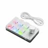 USB Wired Mini Custom Programming Keyboard RGB Knob Keypads Mini Mechanical Keyboard  for Photoshop