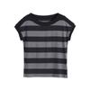 Striped loose short-sleeved t-shirt women's summer new large-size women's clothing 55.5kg mother's fat sister t-shirt women