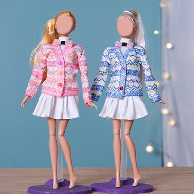 1 Set Ethnic Style Winter Coat For 30Cm Doll'S Clothes Suit For 11.5 Inch Doll