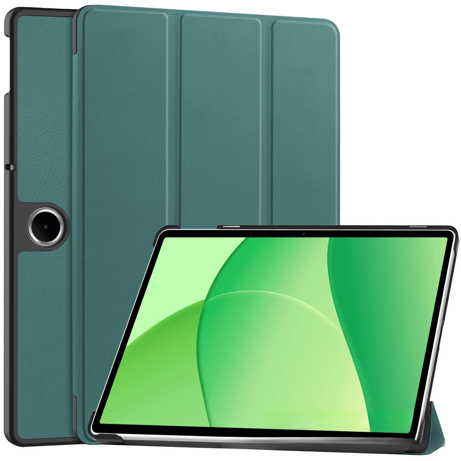 Tablet Case For OPPO Pad SE 11inch Tri-Fold with Stand Anti-drop Protective Cover FOR OPPO PAD SE 11 темно-зеленого