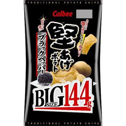 

Calbee Kataage Potato BIG Black Pepper 144g x 12 pieces