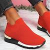 Women'S Sports Fly-Woven Casual Single Shoes Large Size Women'S Shoes