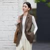 Women's Sleeveless Blazer Vest