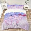 3pcs K-pop Girls Home Bedding Set-Universal Three-Piece Suit for Bedroom, Guest Room, Living Room, Hotel Decorations, Festive Gift, Suitable