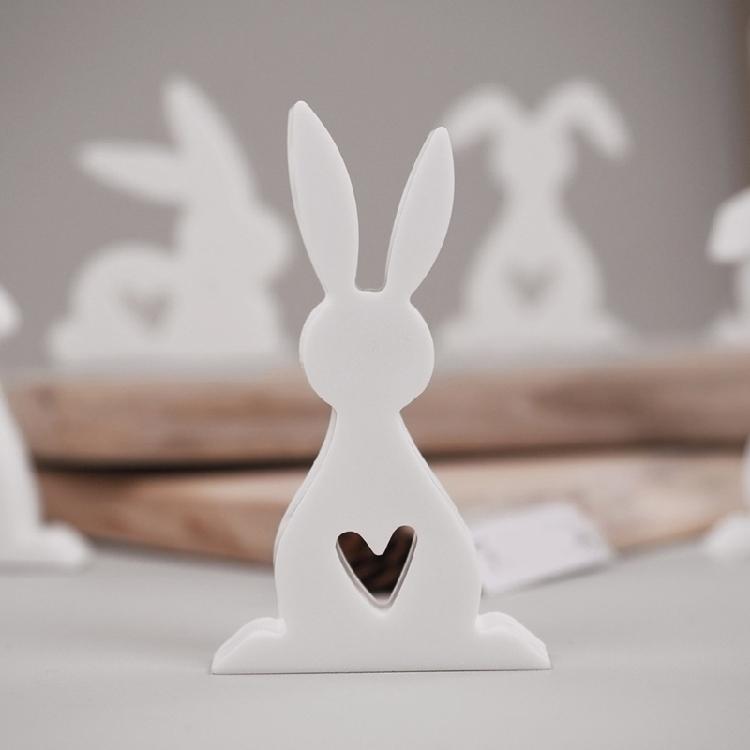 Silicone Ornament Molds Easter Rabbit Designs Easy Releasing Mold Silicone Texture Home Decors Mold for Craft Projects