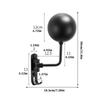 Motorcycle Helmet Rack Adjustable Wall-Mounted Display Hook Helmet Mount Wall-Mounted for Home Bedrooms Living Room Garage Gear