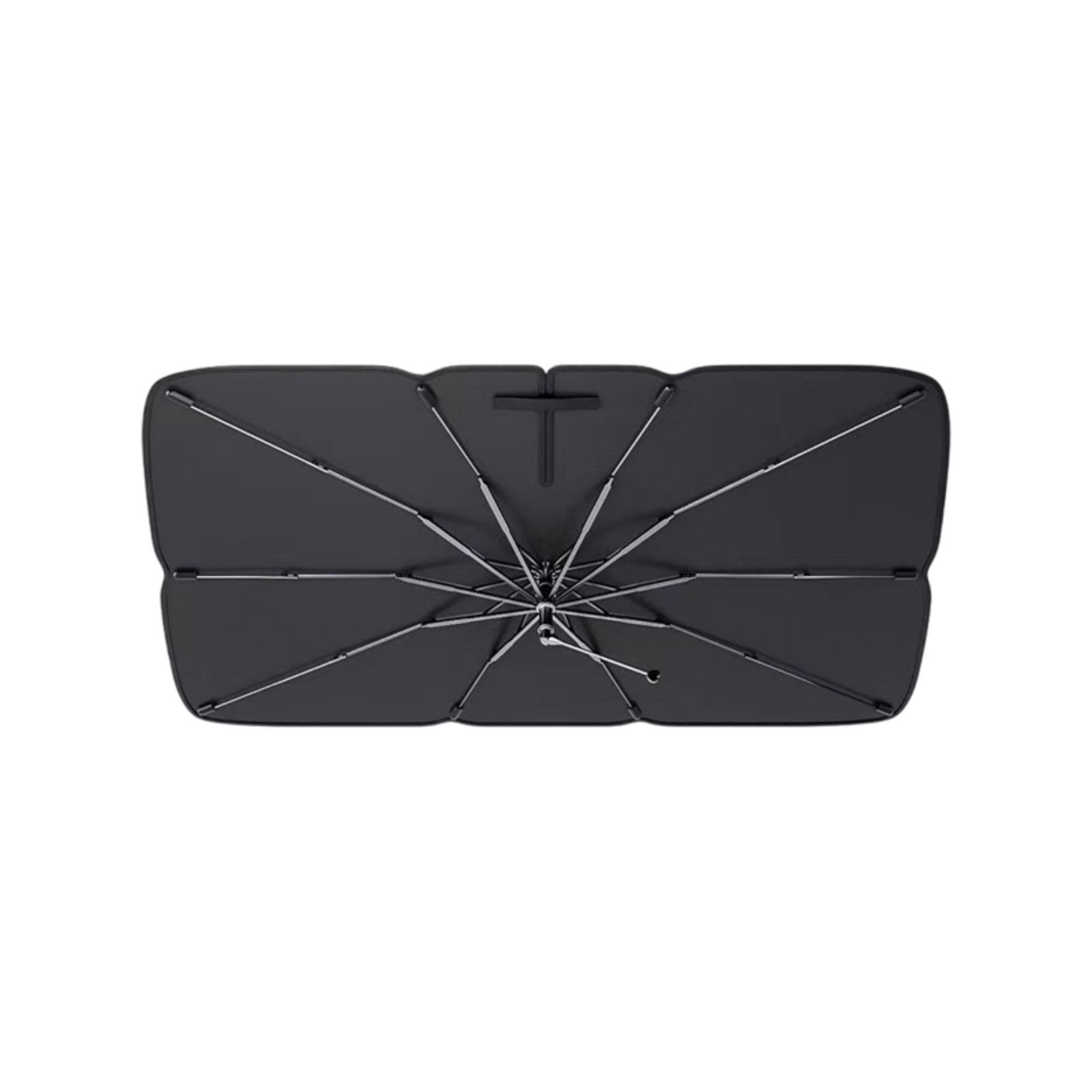 

Large Plastic Handle Car Windshield Sunshade - Foldable Pull Ring Front Window Sunshade, Heat Insulation And UV , Reflective Sun Visor, Suitable For S One Size