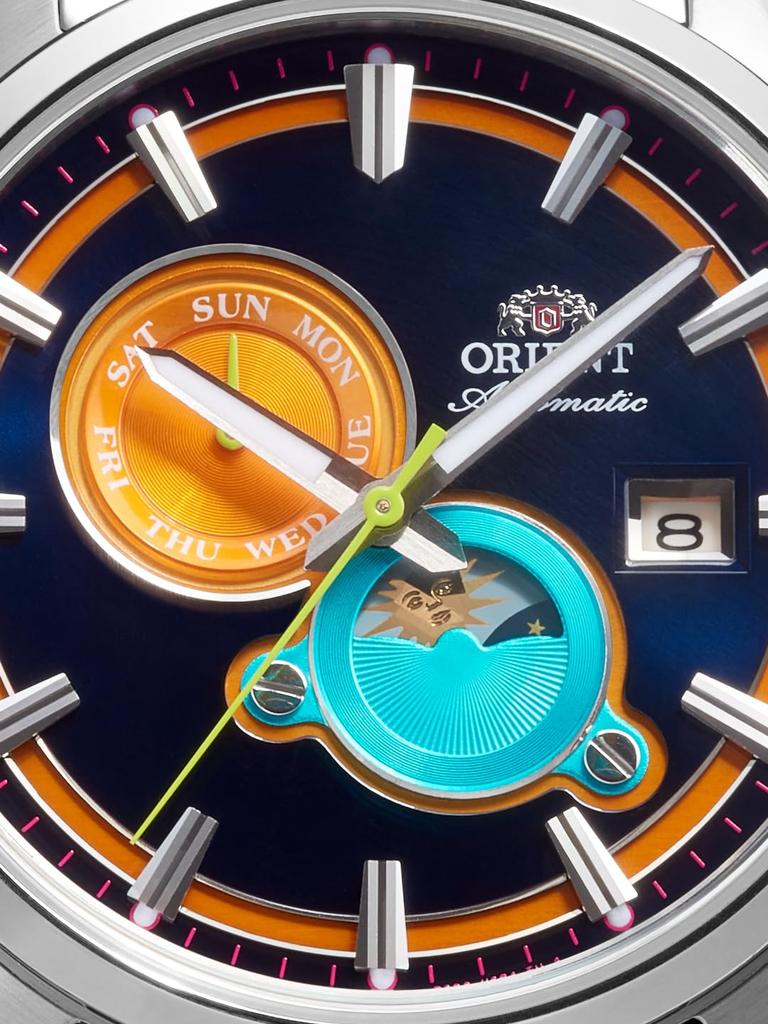 ORIENT Automatic Watch Orient Stretch Sun and Moon Mechanical Automatic Limited Edition Multicolor Warranty [ORIENT] RN-AK0316L Men's (Domestic