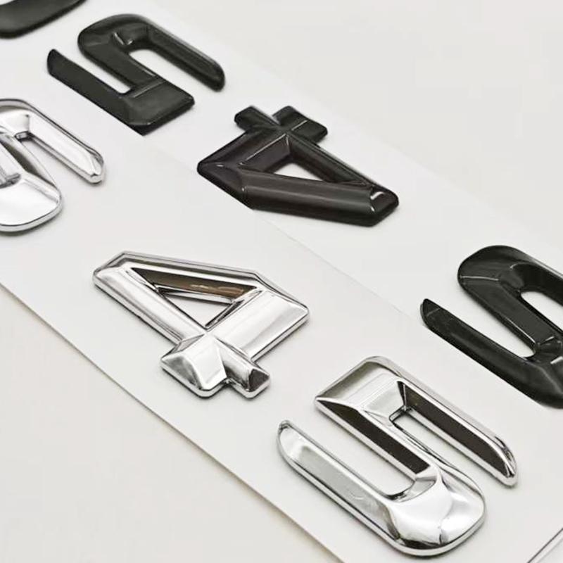 3D ABS Car Letters Logo S400L S450L Badge Sticker Rear Trunk Emblem For S Class S400L S450L V221 V222 Accessories