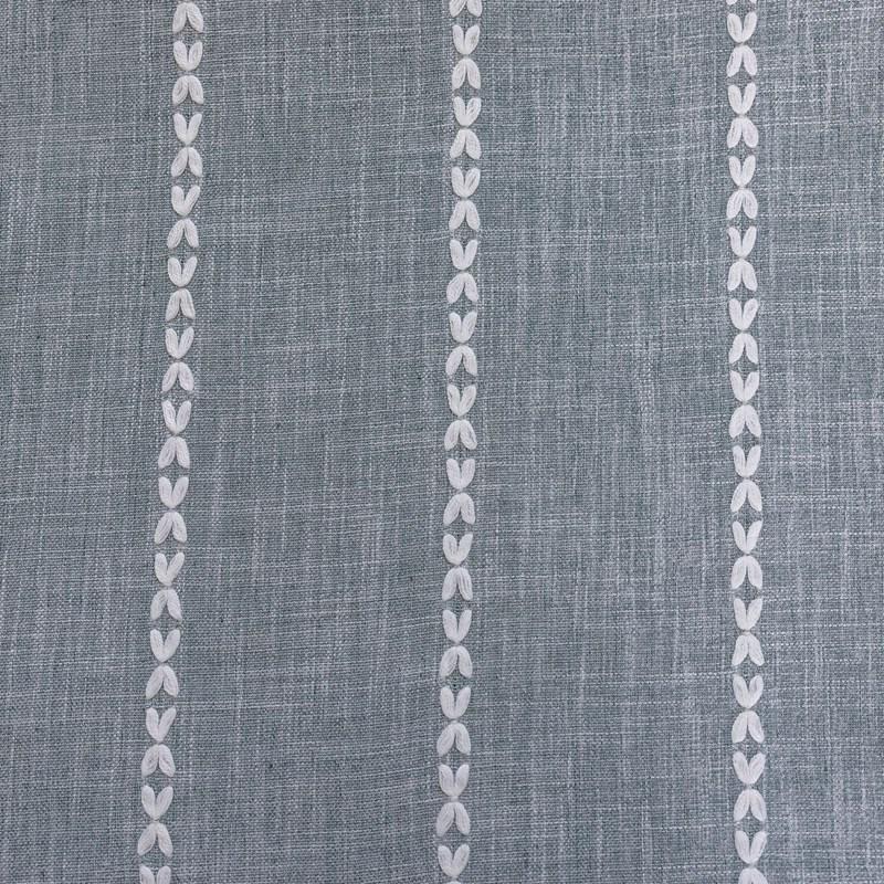 

American Openwork Knit With Tassel Window Curtain Blackout Drapes for Living Room Bedroom Kitchen Door Drapes Home Decoration W135 x H46cm&Threading Rod синий