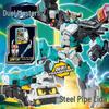 JUMPGO Card Warrior Transforming Robot Toys