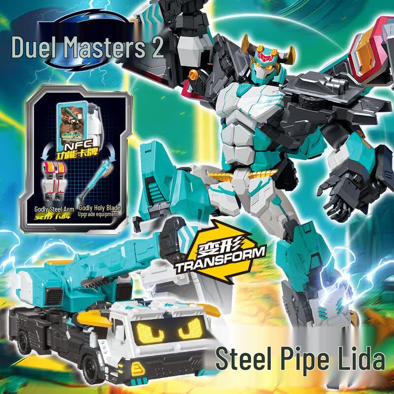 JUMPGO Card Warrior Transforming Robot Toys