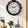 12inch Retro Waterproof Clock with Thermometer Outdoor Garden Yard Decoration