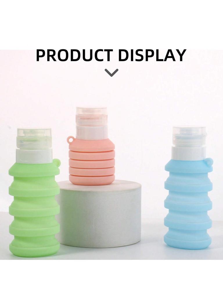 Travel Toiletry Bottles, BPA Free Leak Proof Squeezable Silicone Travel Size Containers, Travel Accessories