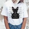 French Bulldog T Shirt Women 2025 T-Shirt Top Tee Shirts Femme Cartoon Harajuku Kawaii Korean Funny Ulzzang Clothes Tshirt