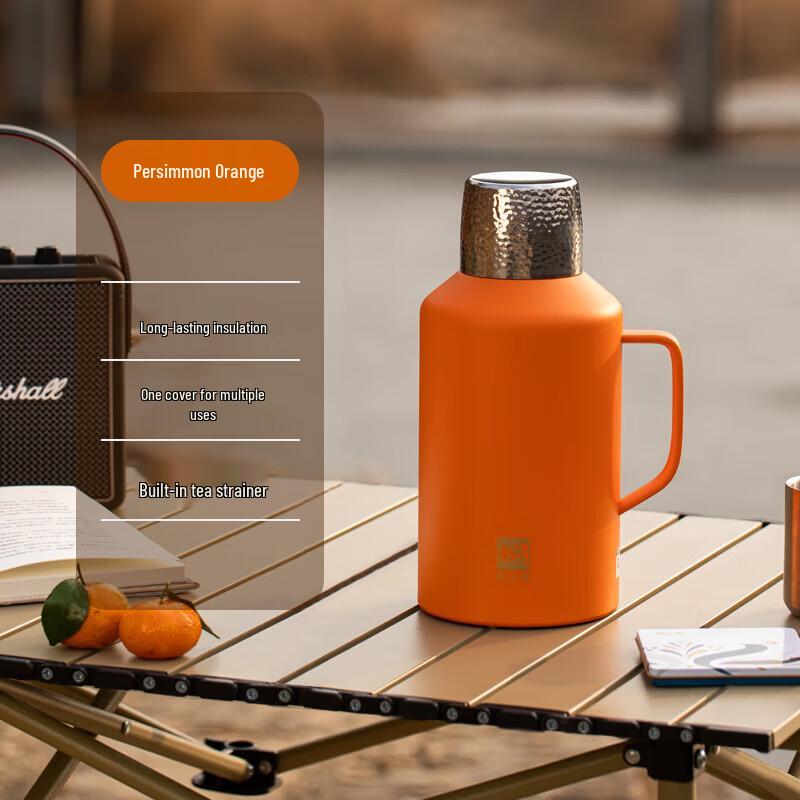 MENDASHI H2000W 2000ml Stainless Steel Travel Tea Thermos with Infuser