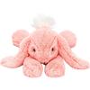 JELLYCAT Bunny Collection Smaji Apricot Rabbit Dolls Plush Doll 12.7cm Height In Sitting Posture