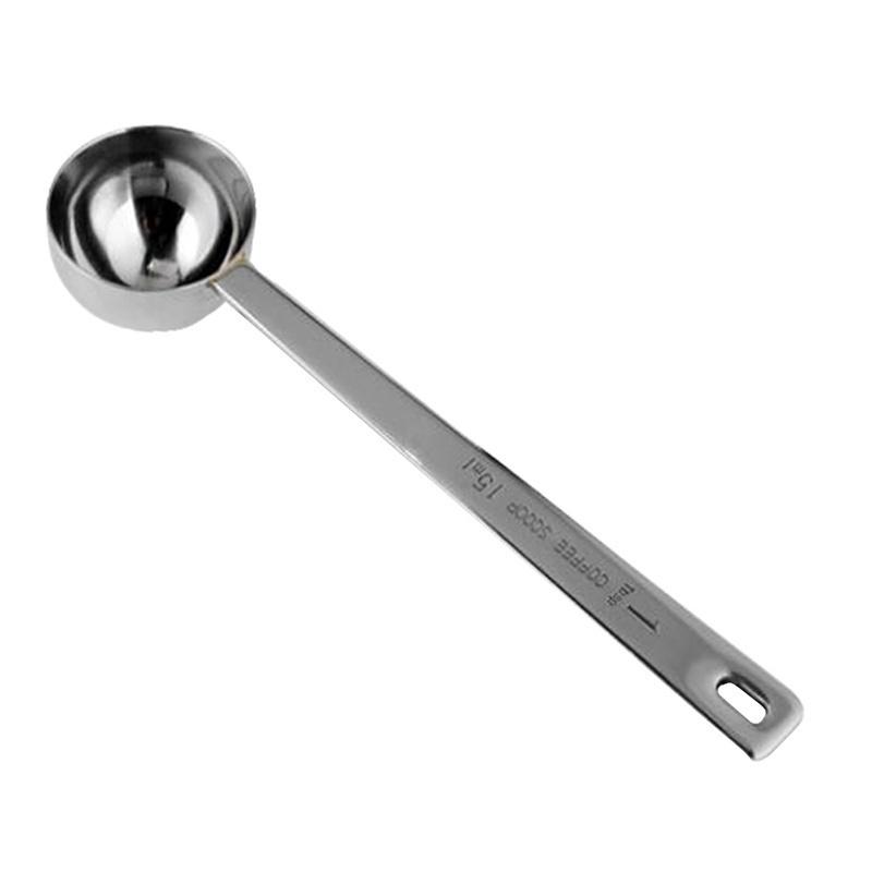 Coffee Ice Cream Milk Measure Ball Spoon Melon Baller Scoop Stainless Steel 15ml LS