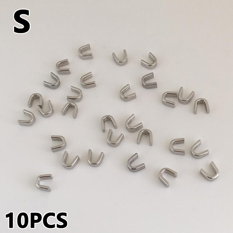 10Pcs Metal Zipper Head Sliders Retainer Insertion Pin Zipper Kit 3# 5# 8# Top Stop DIY Accessories Plug Zipper Repair Tool