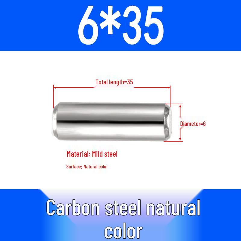GB119 Iron Cylindrical Positioning Pin - Solid Pin Shaft M3M4M5M6M8M10M12