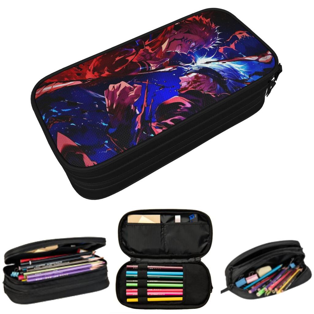 Jujutsu Kaisen Anime Etui voor Jongens Meisjes School Pennendoos Potloodtas Schrijfwaren Pennenhouder Tas