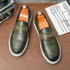 Fashion New Men Fashion Flow Shoes for Europe Men Casual Comfortable Fashion Board Shoes Men Business Travel Le Fu Shoes Size 38-46