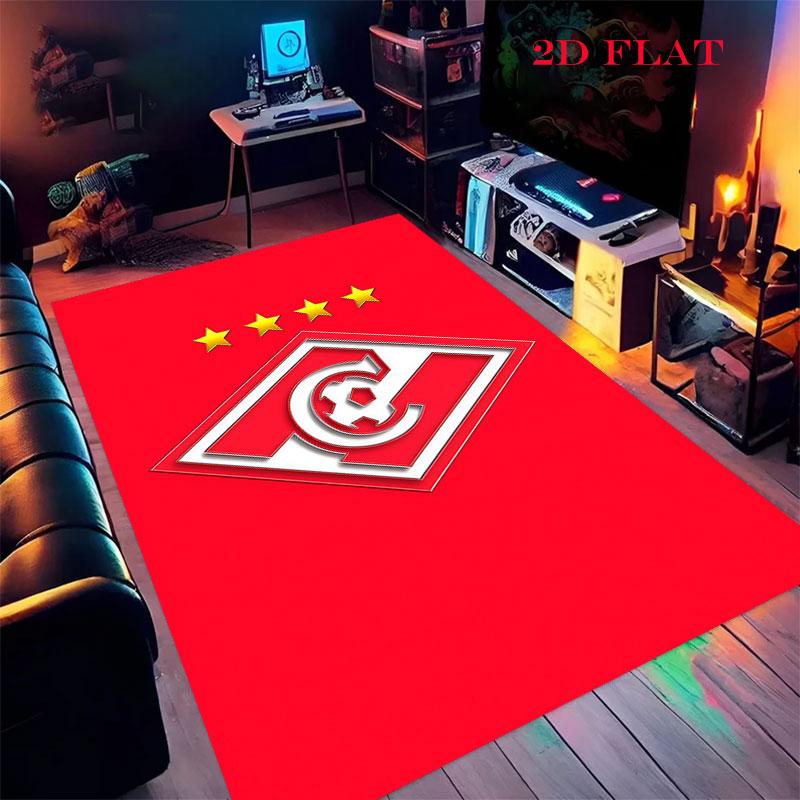 Spartak Moscow Battle Carpet Rug for Living Room Bedroom Home Sofa Decoration,Kids play Nonslip Floor Mat