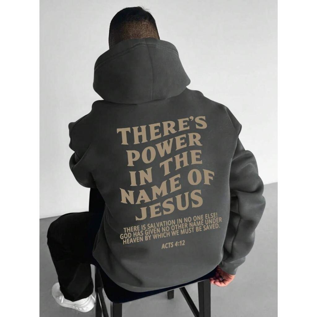 Men Jesus Fleece Hoodie Sweatshirt Street Fashion for Men Long Sleeve Hooded Sweatshirts Hip Hop Harajuku Y2k Men Tops Hoodie
