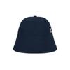 VARZAR VA Curved Stud Round Drop Bucket Hat Navy