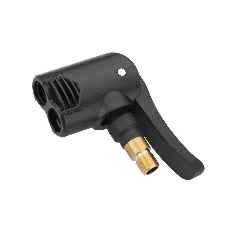 Portable Inflatable Pump Connector Car Tire Air Chuck Compressor Tire Inflator Tire Chuck with Barb Connector for Hose Repair
