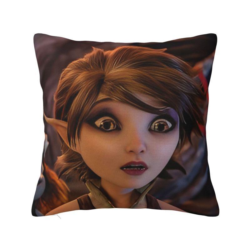 Пользовательские Странные Волшебные Фэнтези Фильм Наволочки Мультфильм Дисней Аниме Мягкая Роскошная Декоративная Подушка Декор Салон 12x12Inch